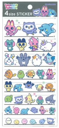 カミオジャパン たまごっち 4size STICKER たまごっちパラダイスB 4550432308480