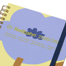 Load image into Gallery viewer, 【セット購入で送料無料】 DELFONICS デルフォニックス 2026 3月始まり (2026年4月始まり) 手帳 月間式(ブロック) B6 ロルバーン ダイアリー L サイズ フラワー フローラ フィルム アクア クラルテ ポケット付 かわいい リング スケジュール帳 :9784820737834