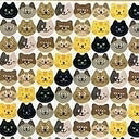 Load image into Gallery viewer, RYU-RYU リュリュ シール 約138mm×約900mm サークルシール・Circle Seals/ねこ スケジュール帳 手帳のタイムキーパー :45101802353461