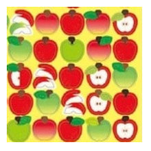 Load image into Gallery viewer, Circle Stickers - Basic Apple Design - 104 Stickers - Apple Fruit Round Cute Red Green Yellow Reward Stickers :4510180237203