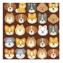 Load image into Gallery viewer, Circle Seals Basic Dog Face 104 Seals Dog Shiba Inu Corgi Husky Poodle Pug Circle Seals Round Cute Animal Reward Seals: 4510180237227