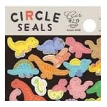 Load image into Gallery viewer, Ryuryu Seal Circle Seals Dinosaur Design :4510180237241