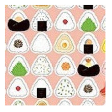 Load image into Gallery viewer, Circle Seal Basic Onigiri Seal Rice ball Umeboshi Salmon Tarako Konbu Okaka Wakame Egg Japanese-style Rice Food Round Cute Pop :4510180237302