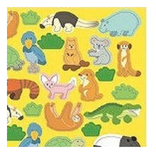 Load image into Gallery viewer, Circle Stickers Basic Rare Animals Stickers Animals Safari Zoo Colorful Cute :4510180237340