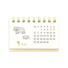 Load image into Gallery viewer, 2014 Business Card Size Calendar - Animal Parade: 4510180570676