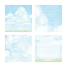 Load image into Gallery viewer, RYU RYU リュリュ ノート ・ 空時間のメモパッド 朝の風 a5 b5 方眼 罫線 横罫 無地 付箋 メモ帳 かわいい おしゃれ 小さい リング キャラクター スケジュール帳 手帳のタイムキーパー :4510180956197