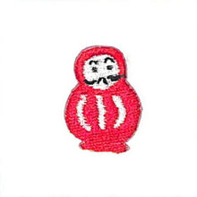 Load image into Gallery viewer, TOCONUTS トコナッツ シール ・ 和柄ワッペンステッカーMM 達磨 だるま シール帳 刺繍 アップリケ ワッペン 福袋 丸 おしゃれ デコレーション ハート スマホ ステッカー 花 かわいい スケジュール帳 手帳のタイムキーパー :4512367189657