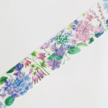 Load image into Gallery viewer, TUTUMU 包むエムズ シール ・ マスキングテープ 花 紫陽花 ハイドランジア 15mm シール帳 福袋 丸 おしゃれ アルバム デコレーション ハート 大量 ステッカー スマホ ごほうび 花 かわいい スケジュール帳 手帳のタイムキーパー :4512427013458