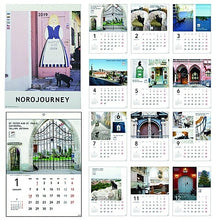 Load image into Gallery viewer, 【3%OFF・期間限定】 GREETINGLIFE グリーティングライフ 2019年1月始まり 手帳 月間式(月間ブロック) B4 米津祐介 どんころり 月の満ち欠け 壁掛け カレンダー 手帳2019 可愛い 大人かわいい エルコミューン ディズニー スヌーピー イラスト :4560391020347