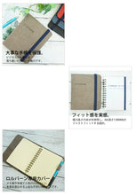 Load image into Gallery viewer, DELFONICS デルフォニックス 手帳カバー A6 ロルバーンポケット付メモカバーM ダークブラウン a5 b5 革 透明 ゴムバンド ブランド おしゃれ 大人かわいい 手帳 カバー スケジュール帳 手帳のタイムキーパー :4516085282744