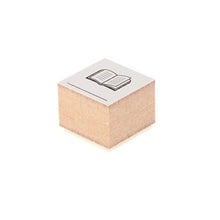 画像をギャラリービューアに読み込む, DELFONICS デルフォニックス スタンプ ・ ウッドスタンプアイコン A 本 ブック 読書 スタンプ台 オーダー キャラクター かわいい 手帳 印鑑 ハンコ 2020 スケジュール帳 手帳のタイムキーパー :4516085283062