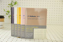 Load image into Gallery viewer, 【30%OFF・期間限定】 DELFONICS デルフォニックス 2021年1月始まり(2020年10月始まり) 手帳 月間式(月間ブロック) B6 ロルバーン ノートダイアリー ガントチャート B6 スケジュール帳 手帳のタイムキーパー :4516085283987