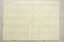 Load image into Gallery viewer, 【30%OFF・期間限定】 DELFONICS デルフォニックス 2021年1月始まり(2020年10月始まり) 手帳 月間式(月間ブロック) B6 ロルバーン ノートダイアリー ガントチャート B6 スケジュール帳 手帳のタイムキーパー :4516085283987