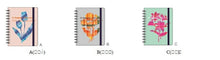 Load image into Gallery viewer, DELFONICS デルフォニックス 2024年 4月始まり (2024年 3月始まり) 手帳 月間式(月間ブロック) A6 ロルバーンダイアリー フラワー チェック M ロルバーンポケット付メモ 大人かわいい おしゃれ 手帳カバー リング スケジュール帳 手帳のタイムキーパー :4516085274169