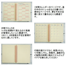 Load image into Gallery viewer, DELFONICS デルフォニックス 2024年 4月始まり (2024年 3月始まり) 手帳 月間式(月間ブロック) A6 ロルバーンダイアリー フラワー チェック M ロルバーンポケット付メモ 大人かわいい おしゃれ 手帳カバー リング スケジュール帳 手帳のタイムキーパー :4516085274169