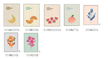 Load image into Gallery viewer, DELFONICS デルフォニックス 2024年 4月 始まり (2024年 3月 始まり) 手帳 月間式(月間ブロック) B6 マンスリーフルーツ フラワー 果物 花 チェック 薄い ポケット付メモ 大人かわいい おしゃれ かわいい 可愛い 手帳カバー 手帳のタイムキーパー :4516278328488