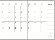 Load image into Gallery viewer, DELFONICS デルフォニックス 2024年 10月始まり 2025年 1月始まり 手帳 週間バーティカル式(バーチカル) A5 ダイアリー リフィル バーチカル 手帳 中身 だけ おしゃれ 手帳カバー 大人かわいい かわいい 時 スケジュール帳 ロルバーン 2025 :4516085313318