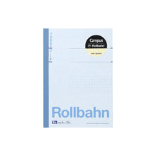 Load image into Gallery viewer, Campus×Rollbahn ノート B6 ライトブルー コラボ 限定 デルフォニックス コクヨ 5mm方眼 クリーム色用紙