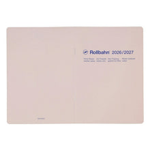 Load image into Gallery viewer, 【セット購入で送料無料】 DELFONICS デルフォニックス 2026 3月始まり (2026年4月始まり) 手帳 月間式(ブロック) A5 ロルバーン ノートダイアリー 無地 スコラ クリア 薄い 軽い ホチキス綴じ シンプル 大人かわいい スケジュール帳 手帳 :4516085290350
