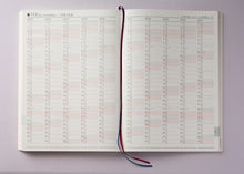 Load image into Gallery viewer, Schedule Book 2022 January Start TAKAHASHI Takahashi Schedule Book A5 68 10-Year Desk Diary Brown Takahashi Shoten Desk Diary 3-Year 5-Year Black Stylish Cute Character Schedule Book Cover Diary Size Schedule Book Timekeeper :9784471790684