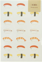 Load image into Gallery viewer, PAPIER PLATZ パピアプラッツ シール ・ AOYOSHIシール たべもの×いきもの ポメ寿司 シール帳 福袋 丸 おしゃれ アルバム デコレーション ハート 大量 ステッカー スマホ ごほうび 花 かわいい スケジュール帳 手帳のタイムキーパー :4520491550038