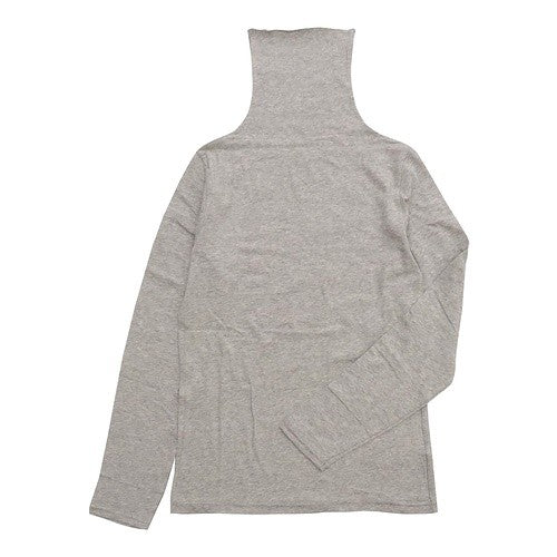 #UVボトルネック長袖Tシャツ M 杢グレ :4528653325012