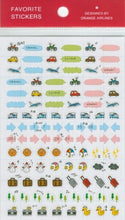 Load image into Gallery viewer, ORANGE AIRLINES Stickers - Favorite Stickers - Illustration Travel Stationery Schedule Book Timekeeper :4545623815694