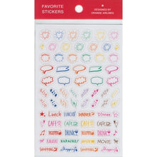 Load image into Gallery viewer, #Favorite Stickers - Hand Write Color --- フェイバリットステッカー ハンドライトステッカー(手帳用シール)【カラー】 SL-073 : Favorite Stickers - Hand Write Color :4545623826676