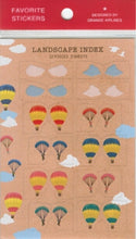 画像をギャラリービューアに読み込む, ORANGE AIRLINES オレンジエアライン シール ・ Favorite Stickers - Index Sky デザイン文具 スケジュール帳 手帳のタイムキーパー :4545623826713