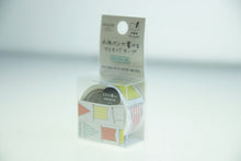Load image into Gallery viewer, MARKS Seal ・ Masking tape writable with water-based pen ・ Perforated ・ Notebook deco / Washi tape seal book grab bag round stylish album decoration heart bulk sticker smartphone reward flower cute schedule book notebook time keeper :4550045007657