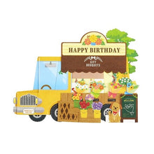 Load image into Gallery viewer, #サンリオ #バ-スデ-BD161-3(5) サンリオ(SANRIO) バースデーカード 花屋移動販売車 グリーティングカード 海外輸送可 BD161-3 SANRIO 950556 : sanrio Bas-de-BD161-3 (5) :4550337950555