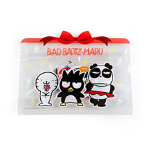 Load image into Gallery viewer, SANRIO サンリオ シール ・ バッドばつ丸 ミニジッパーケース入りシール シール帳 福袋 丸 おしゃれ アルバム デコレーション ハート 大量 ステッカー スマホ ごほうび 花 かわいい スケジュール帳 手帳のタイムキーパー :4550337977910