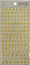 Load image into Gallery viewer, QLIA クーリア シール ・ 文字シールゴールド アルファベット シール帳 福袋 丸 おしゃれ アルバム デコレーション ハート 大量 ステッカー スマホ ごほうび 花 かわいい スケジュール帳 手帳のタイムキーパー :4550391710454