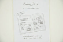 Load image into Gallery viewer, KAMIO JAPAN カミオジャパン シール ・ FRAMES STORY DESSERT デザート シール帳 福袋 丸 おしゃれ アルバム デコレーション ハート 大量 ステッカー スマホ ごほうび 花 かわいい スケジュール帳 手帳のタイムキーパー :4550432037687
