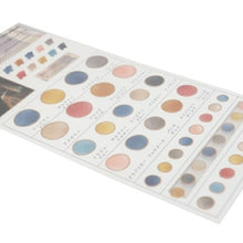 Load image into Gallery viewer, CRUX Seal - Painting Color Swatch Seal, Girl with a Pearl Earring, Vermeer, Seal Book, Lucky Bag, Round, Stylish, Album, Decoration, Heart, Large Quantity, Stickers, Smartphone, Reward, Flower, Cute, Schedule Book, Notebook Timekeeper: 4550432041684