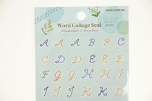 画像をギャラリービューアに読み込む, PMWORDCOLLAGESEAL/ステッチ_アルファベット カミオジャパン(Kamiojapan) :4550432084384