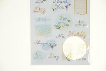 画像をギャラリービューアに読み込む, KAMIO JAPAN カミオジャパン シール ・ PM WORD COLLAGE SEAL ステッチ グリーン メッセージ スケジュール帳 手帳のタイムキーパー :4550432084391