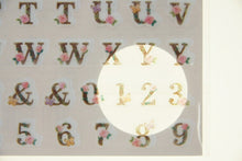 画像をギャラリービューアに読み込む, #PMWORDCOLLAGESEAL/フラワー_アルファベット : カミオジャパン : PMWORDCOLLAGESEAL/Flower_Alphabet : 4550432084421