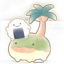 画像をギャラリービューアに読み込む, #ナンデモイキモノステッカー ノリオニギリ ゆるかわ 南国 ヤシの木 癒し系 グラデーション かわいい --- : Nandemoi Kimono Sticker Norionigiri :4550432241237