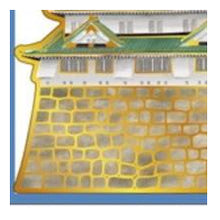 画像をギャラリービューアに読み込む, #大人の図鑑 #大人の図鑑 スーツケースステッカー 大阪城 ゴールドふち付き 和風デザイン 日本製 カミオジャパン(Kamiojapan) --- カミオジャパン シール 大人の図鑑スーツケースステッカー 大阪城 226602 : adult picture bo : adult picture book Adult Pictu :4550432266025
