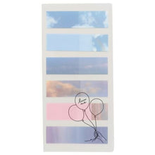 Load image into Gallery viewer, CRUX CLUX Stationery / Clear Case Sticky Notes Sora Sticky Notes Post-it Cute Stylish Speech Bubble Small Character Memo Pad Schedule Book Planner's Timekeeper :4550451053729