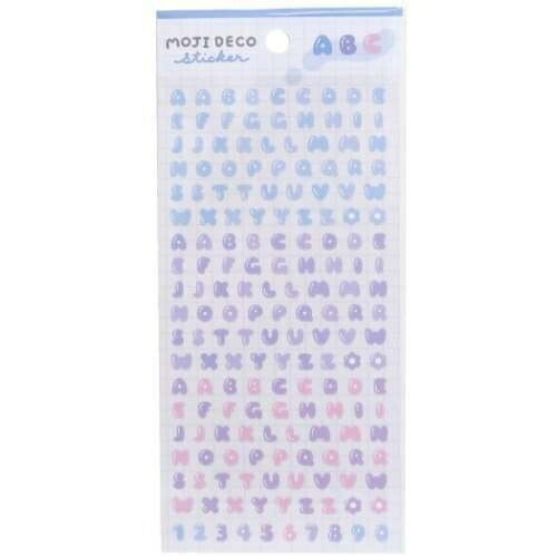 CRUX クラックス シール ・ MOJI DECO STICKER バルーン アルファベット シール帳 福袋 丸 おしゃれ アルバム デコレーション ハート 大量 ステッカー スマホ ごほうび 花 かわいい スケジュール帳 手帳のタイムキーパー :4550451071075