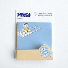 Load image into Gallery viewer, GREENFLASH グリーンフラッシュ 手帳小物 ・ ドラえもん ペアスティッキーメモ nobita のびた 付箋紙 ポストイット ふせん かわいい おしゃれ 吹き出し 小さい キャラクター メモ帳 スケジュール帳 手帳のタイムキーパー :4562482819670