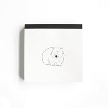 画像をギャラリービューアに読み込む, GREENFLASH グリーンフラッシュ ノート スクエア Animal Series メモパッド スクエア ウォンバット a5 b5 方眼 罫線 横罫 無地 付箋 メモ帳 かわいい おしゃれ 小さい リング キャラクター スケジュール帳 手帳のタイムキーパー :4562482820843
