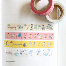 Load image into Gallery viewer, GREENFLASH Seals • Doraemon Masking Tape TEATIME Sticker Album Lucky Bag Round Stylish Album Decoration Heart Bulk Stickers Smartphone Reward Flower Cute Schedule Book Notebook Timekeeper :4562482821956