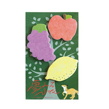 Load image into Gallery viewer, GREENFLASH Dreamy Sticky Notes - Fruit Sticky Notes, Post-it Notes, Cute, Stylish, Speech Bubble, Schedule Book, Planner, Timekeeper :4562482823707