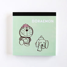 Load image into Gallery viewer, GREENFLASH Notebook Square Doraemon Long Stories Memo Pad Square Green A5 B5 Grid Ruled Lined Blank Sticky Notes Memo Pad Cute Stylish Small Ring Character Schedule Book Timekeeper :4562482823783