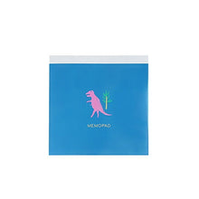 Load image into Gallery viewer, GREENFLASH グリーンフラッシュ ノート スクエア BROOCHIR メモパッド スクエア dinosaur 恐竜 a5 b5 方眼 罫線 横罫 無地 付箋 メモ帳 かわいい おしゃれ 小さい リング キャラクター スケジュール帳 手帳のタイムキーパー :4562482826630