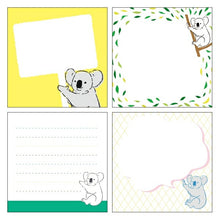 画像をギャラリービューアに読み込む, GREENFLASH グリーンフラッシュ ノート スクエア Animal Series メモパッド スクエア コアラ 方眼 罫線 横罫 無地 付箋 メモ帳 かわいい おしゃれ 小さい リング キャラクター スケジュール帳 手帳のタイムキーパー :4562482826876