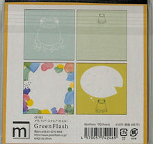 画像をギャラリービューアに読み込む, Green Flash グリーンフラッシュ 文房具 ・ メモパッド・スクエア(カエル) ふせん 吹き出し 透明 ケース おもしろ かわいい おしゃれ ディズニー ポストイット スケジュール帳 手帳のタイムキーパー :4570057742469